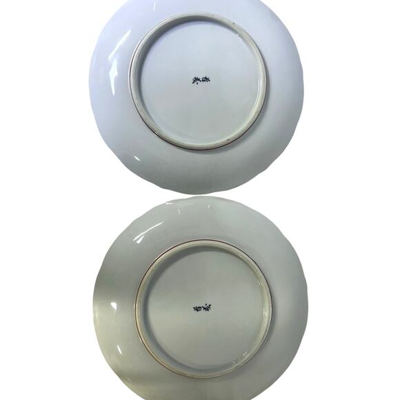 Japanese Tachikichi Vintage Imari 10" Red LIne Marked Dinner Plates-Set of 2 - Picture 8 of 10